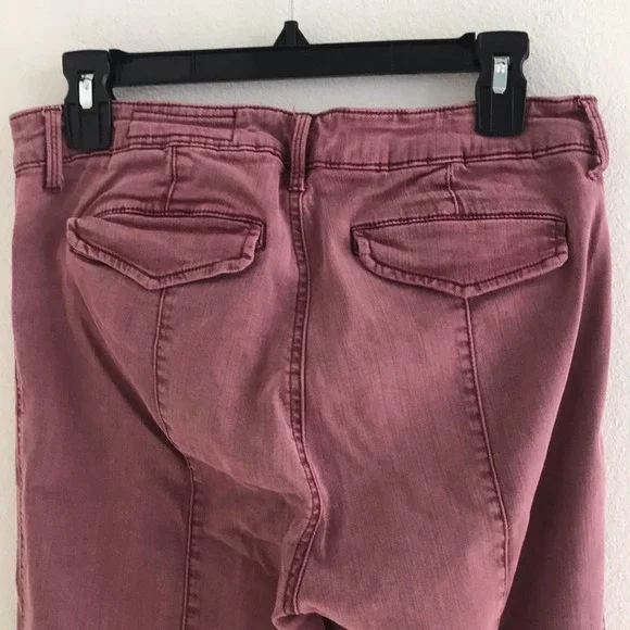 Pistola Skinny Jeans with Ankle Zippers Dusty Rose Size 30 - Picture 6 of 8
